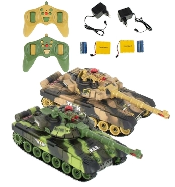 KIK Sada bojujících tanků 2 x RTR set 1:24