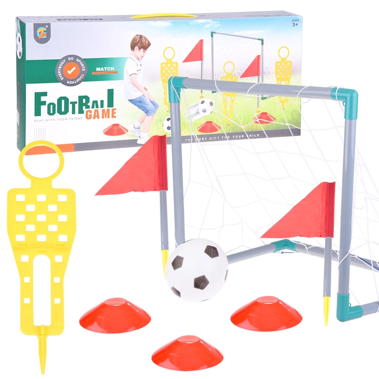 E-shop Detská futbalová bránka s loptou a kužeľmi