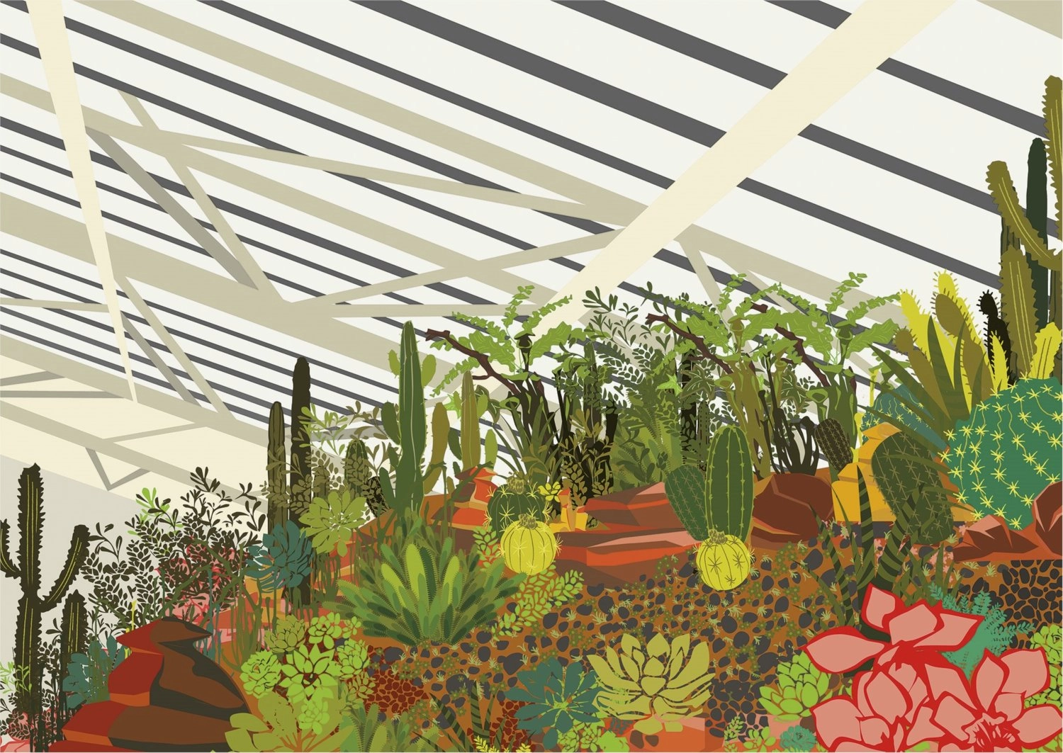 E-shop Gibsons Brutalist Conservatory 500 dielov