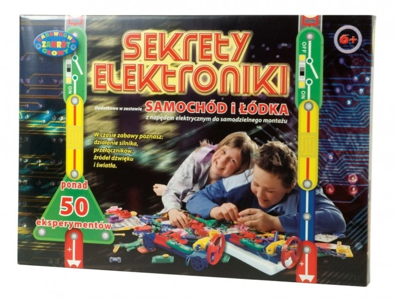 E-shop Teddies Tajemství elektroniky Auto loď 50 experimentů