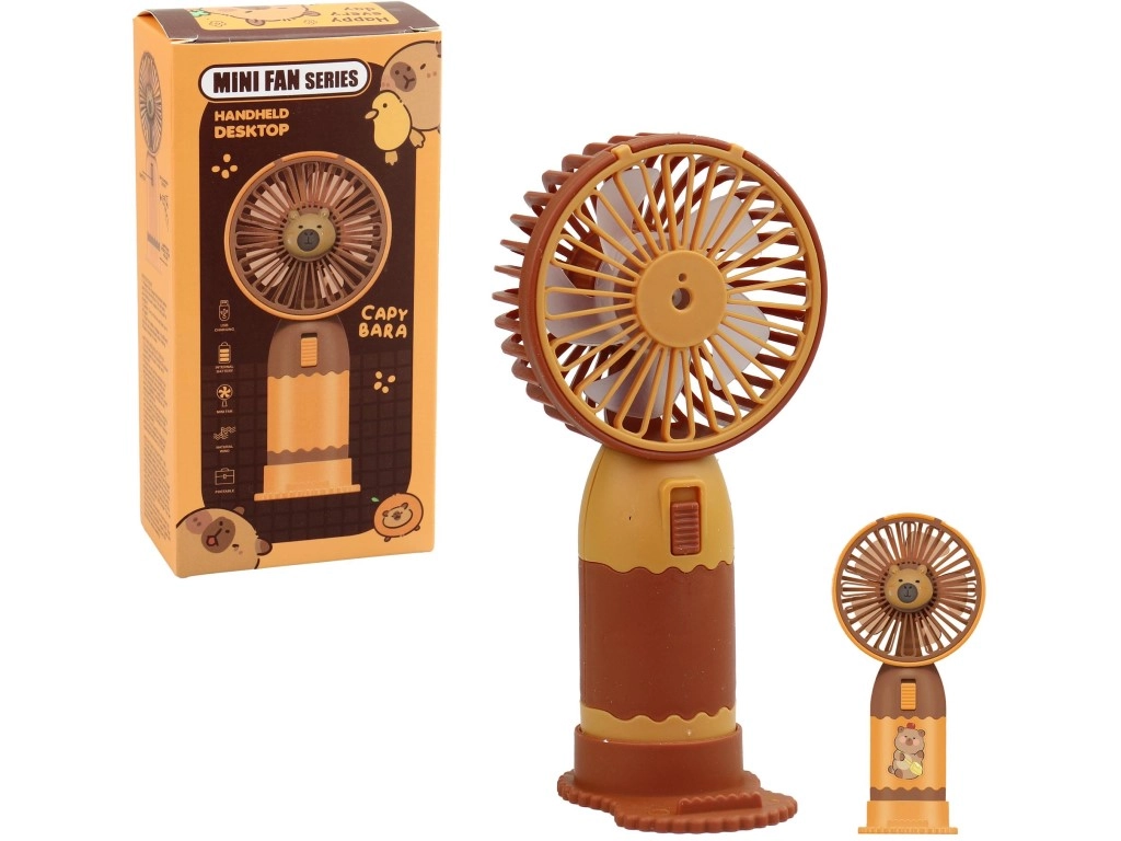 E-shop Vreckový ventilátor kapybara na batérie