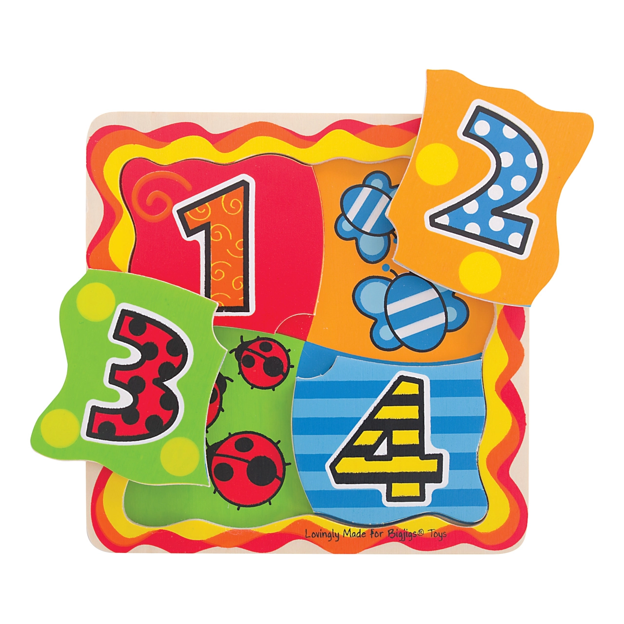 E-shop Bigjigs vkládací Moje první počítací puzzle