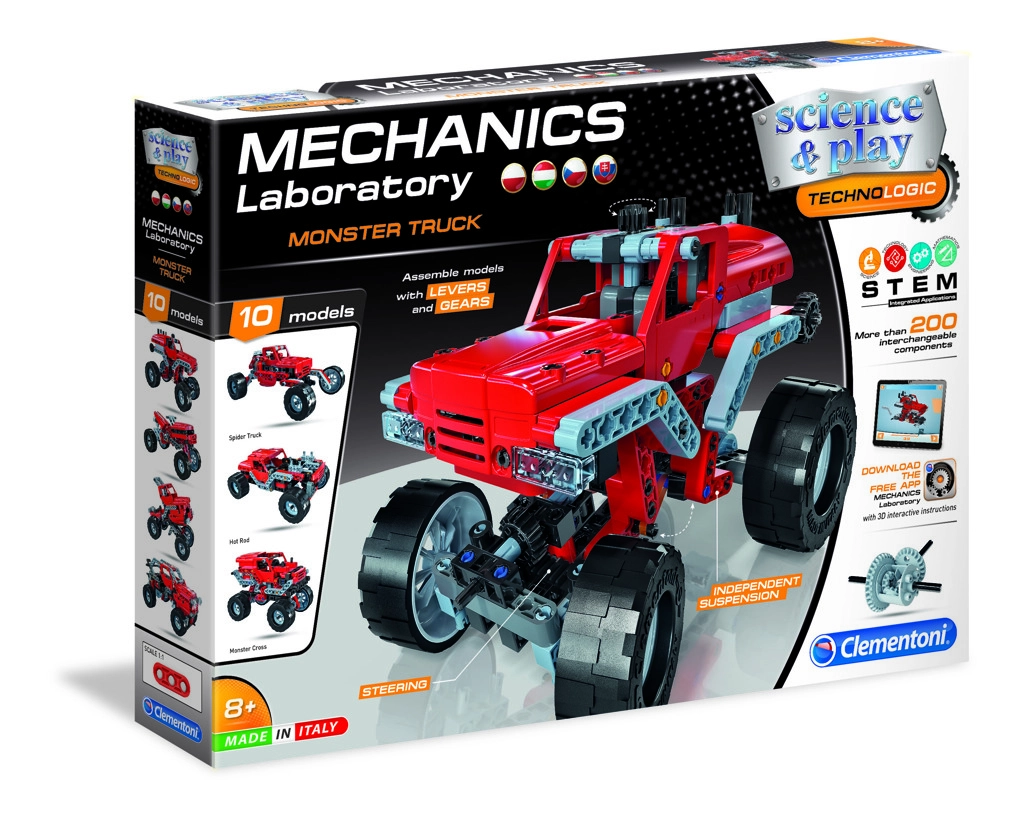 E-shop Clementoni Mechanická laboratoř monster truck