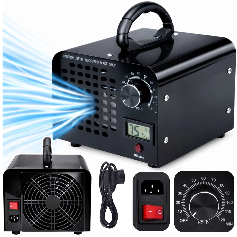 Ozonový generátor LEAN 60 000 mg/h s LCD a časovačom