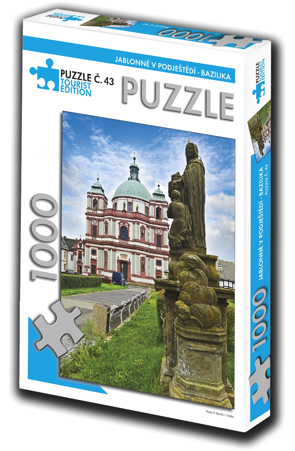 E-shop TOURIST EDITION č.43 Jablonné v Podještědí bazilika 1000 dielov