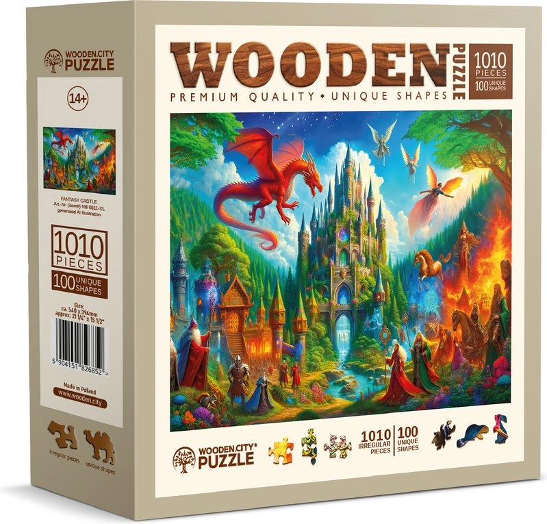 E-shop WOODEN CITY Dřevěné Fantasy zámek 1010 dielov
