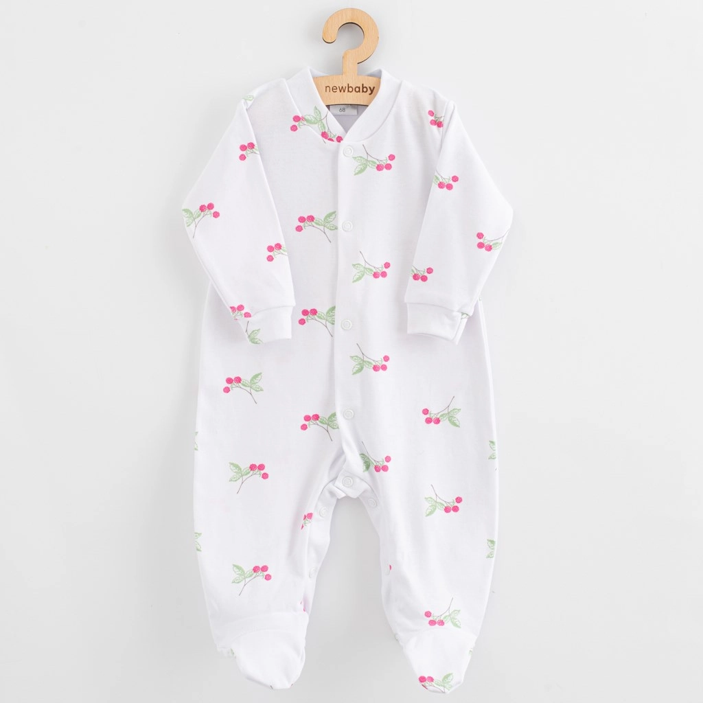 dojčenský overal New Baby Classic II malinový 56 (0–3 m)