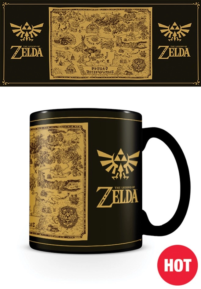 E-shop Paladone Hrnček meniaci Zelda 300 ml