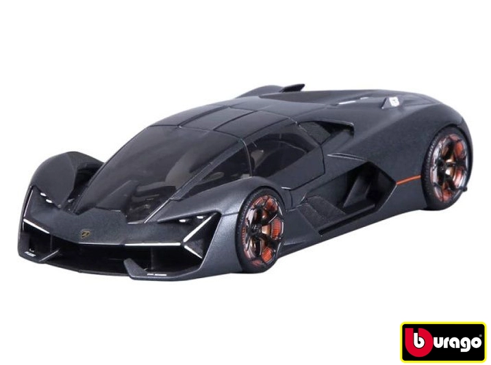 Kovové autíčko Bburago 1:24 Lamborghini Terzo Millenio šedé
