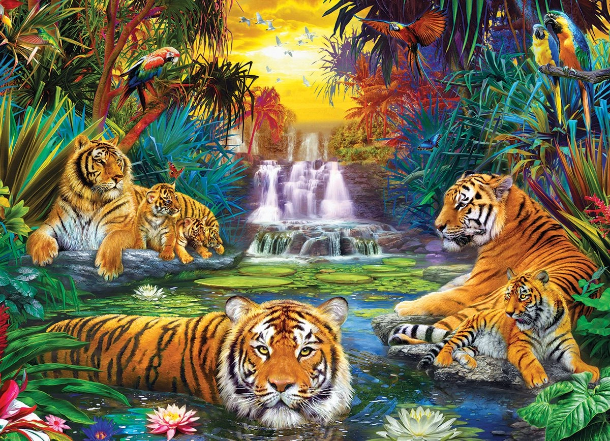 E-shop Eurographics Tigers Eden XL 500 dielov