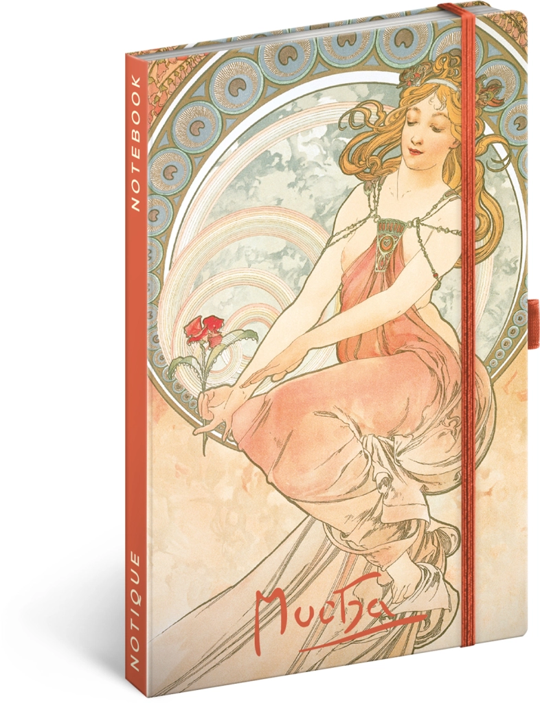 E-shop Alfons Mucha Notes Obrázok linajkový 13 x 21 cm