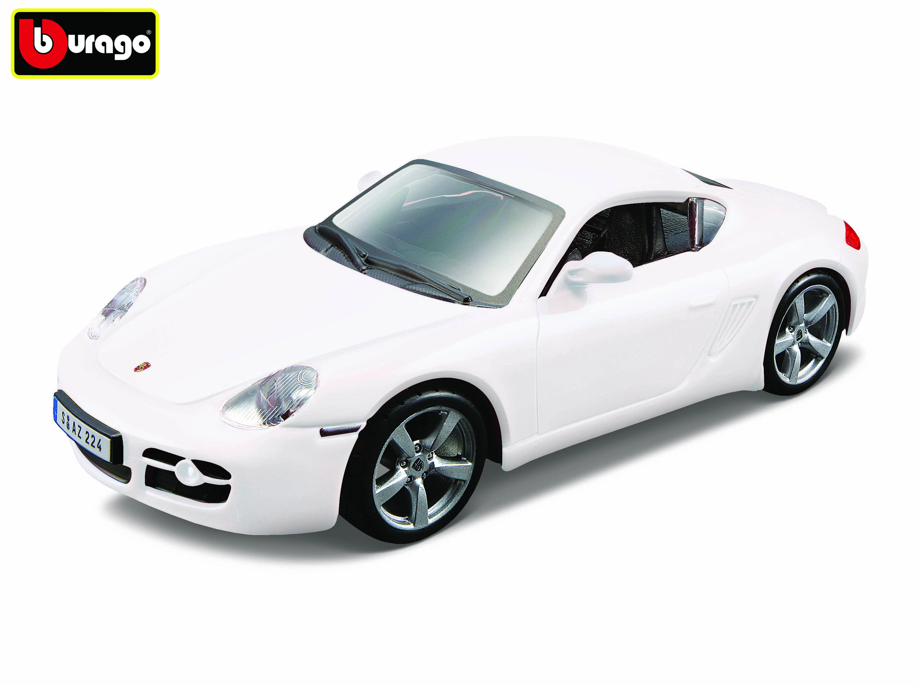 E-shop Bburago Porche Cayman S bílá 1:32