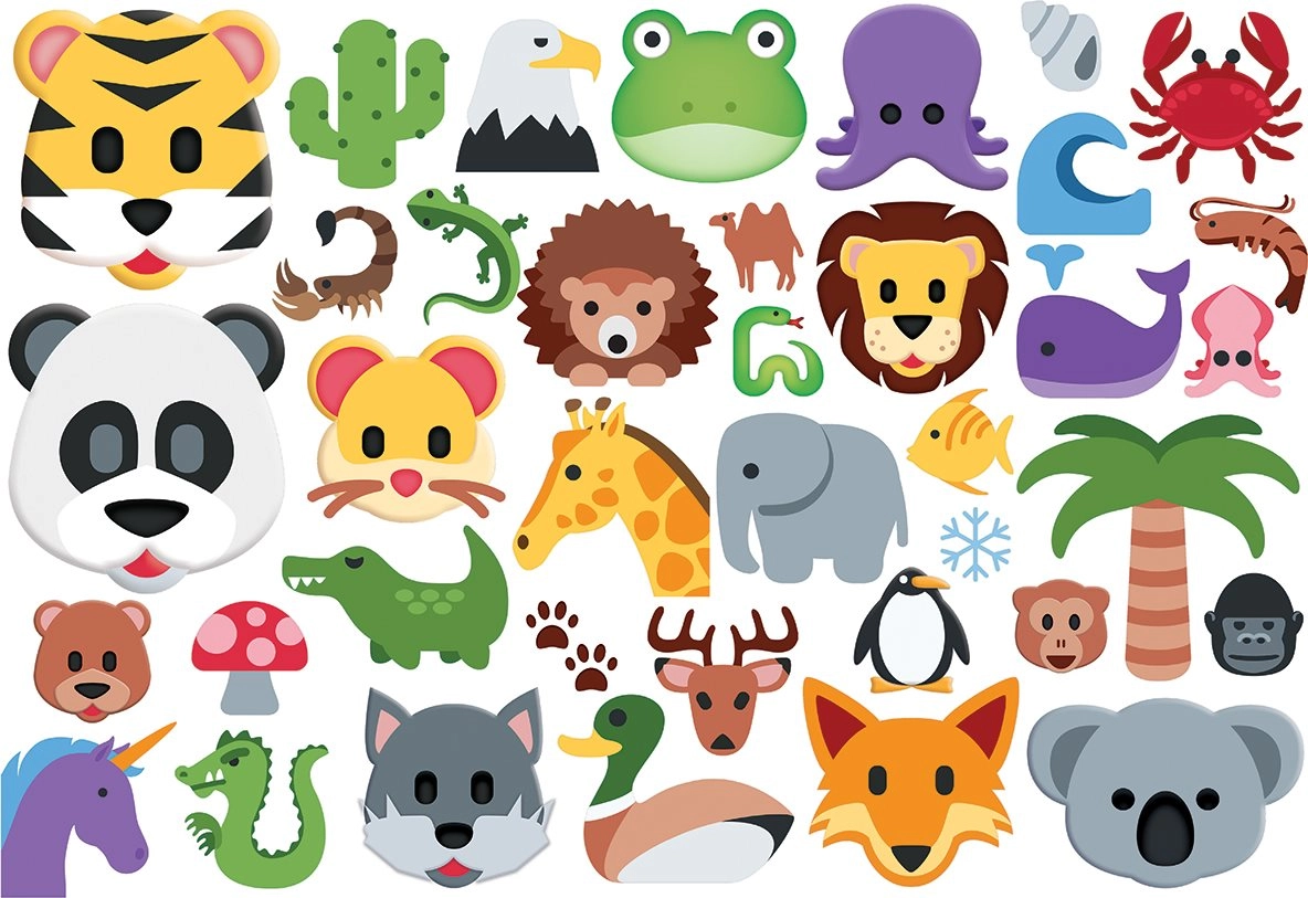 E-shop EUROGRAPHICS Emoji zvířátka 100 dielov