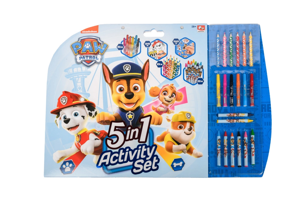E-shop Alltoys Canenco Malovací sada 5v1 Tlapková patrola