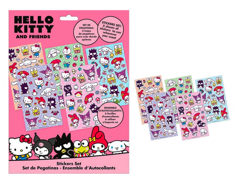 E-shop Samolepky Hello Kitty – sada 92 ks