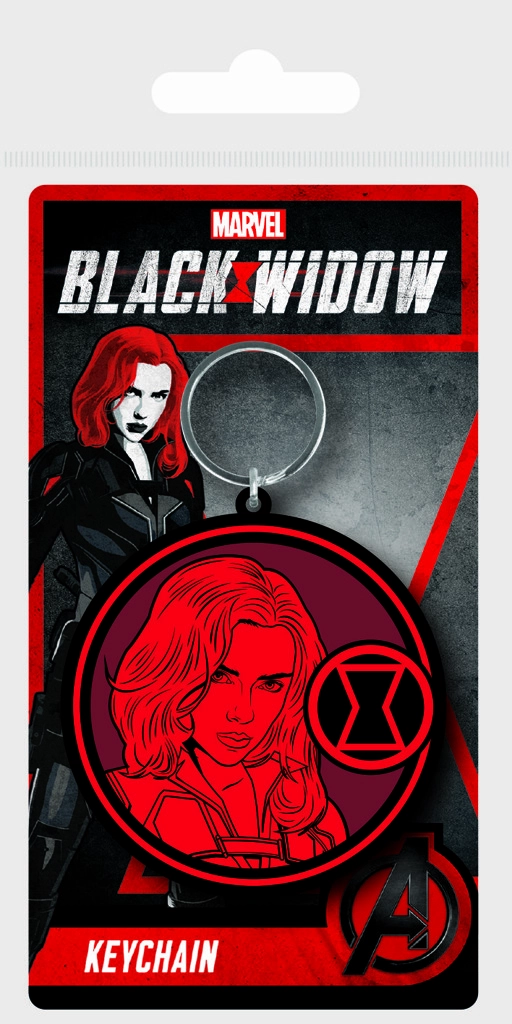 E-shop Prívesok na kľúče gumová Marvel Black Widow