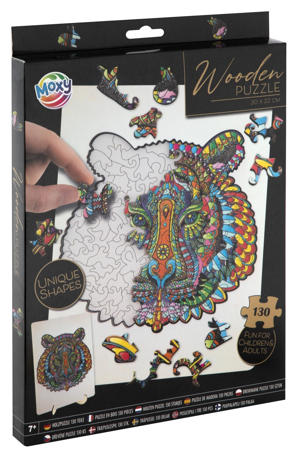 E-shop MOXY Obrysové Tygr 130 dielov