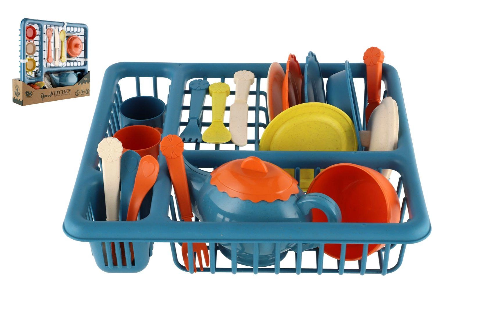 Teddies Odkvapkávač na riad s riadom plast