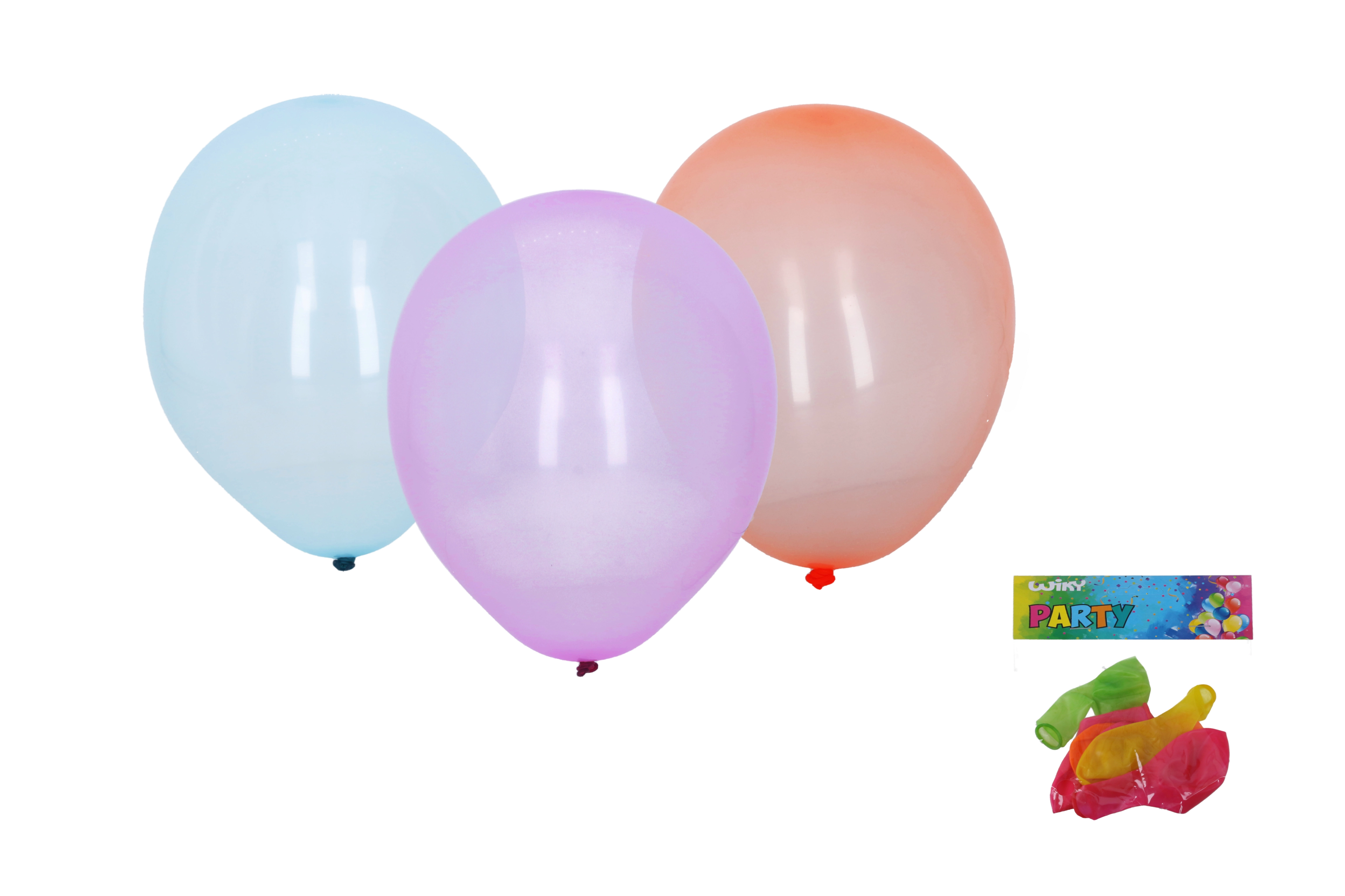 E-shop Wiky Balónik nafukovací 25cm sada kryštálové WKW009931