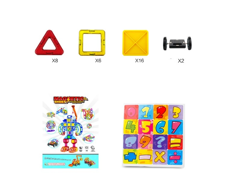 Alltoys magnetická stavebnica 32 ks