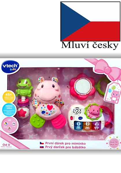 Vtech první dárek pro miminko CZ růžový