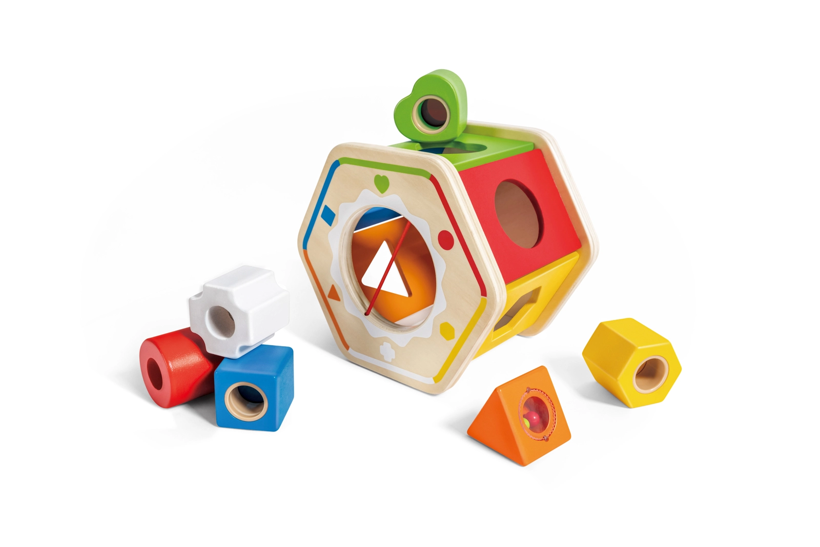 E-shop Drevená vkladačka s geometrickými tvarmi Hape