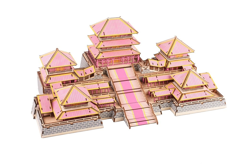 E-shop Woodcraft drevené 3D puzzle Epang Palace