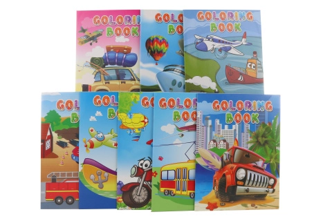 E-shop Omaľovánky dopravné prostriedky A4