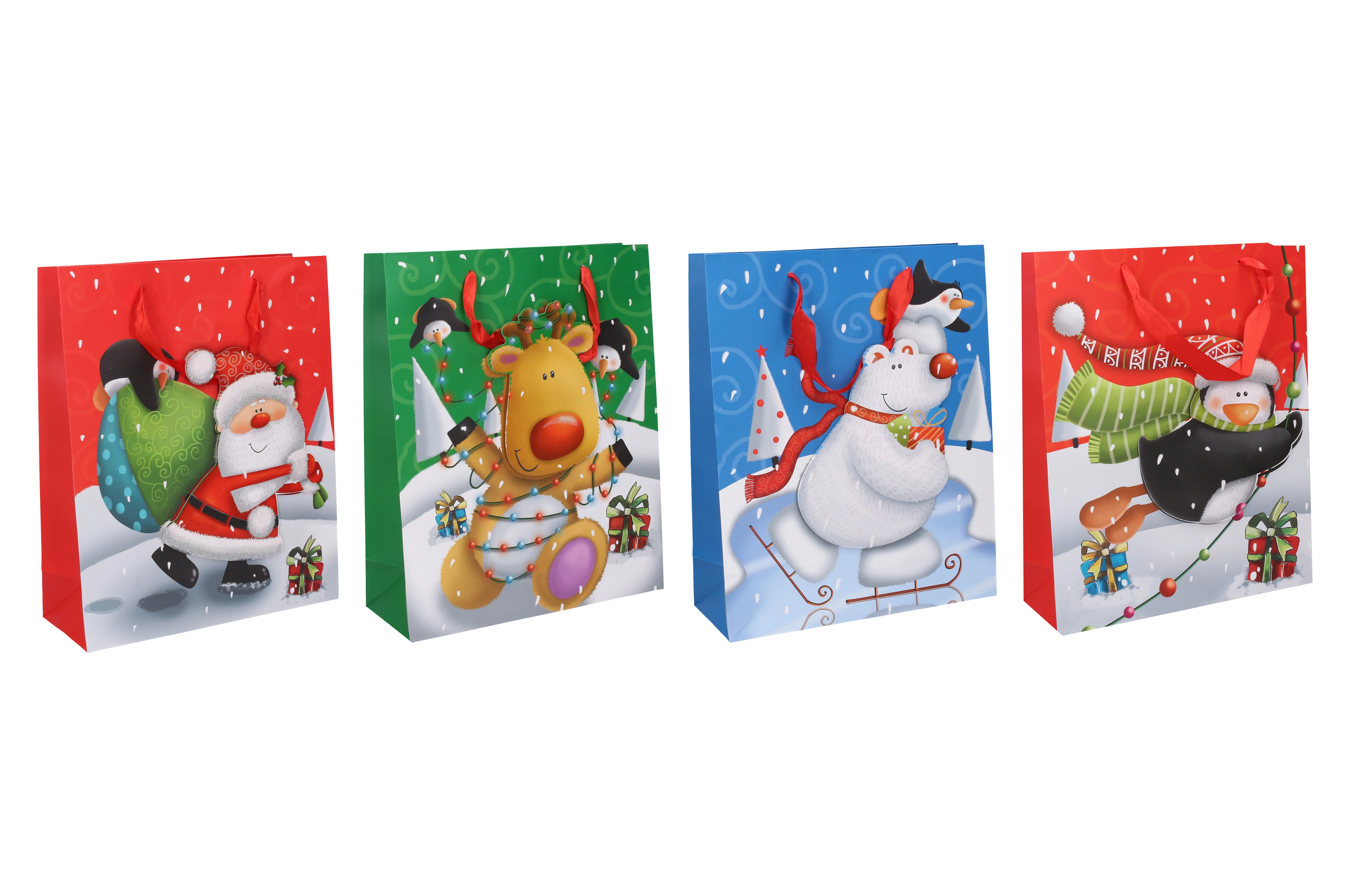E-shop Dárková taška S 17,5x23,5x8 cm Vánoce