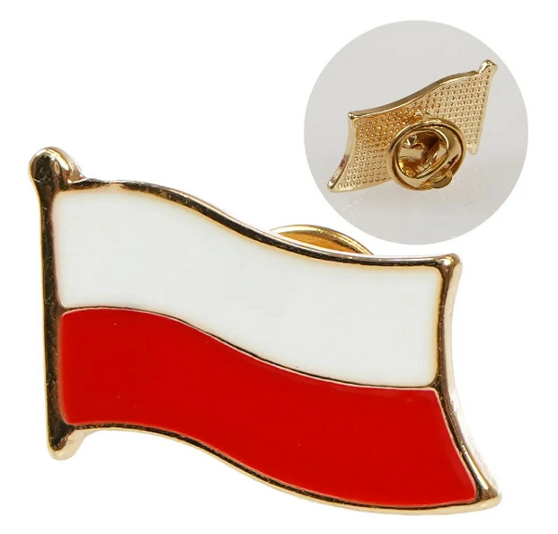 E-shop Pripínací odznak vlajka Poľska