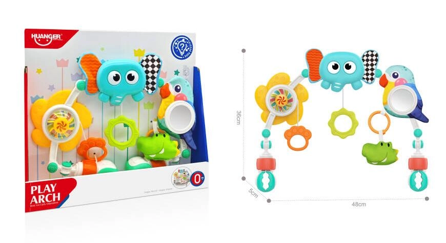 E-shop Hrazdička – oblúk na kočík a postieľku so sloníkom
