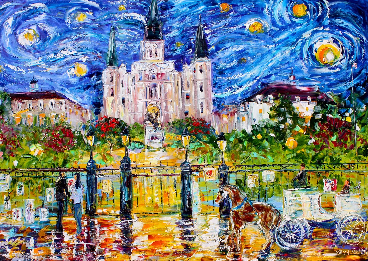 ENJOY Náměstí Jackson Square New Orleans 1000 dielov