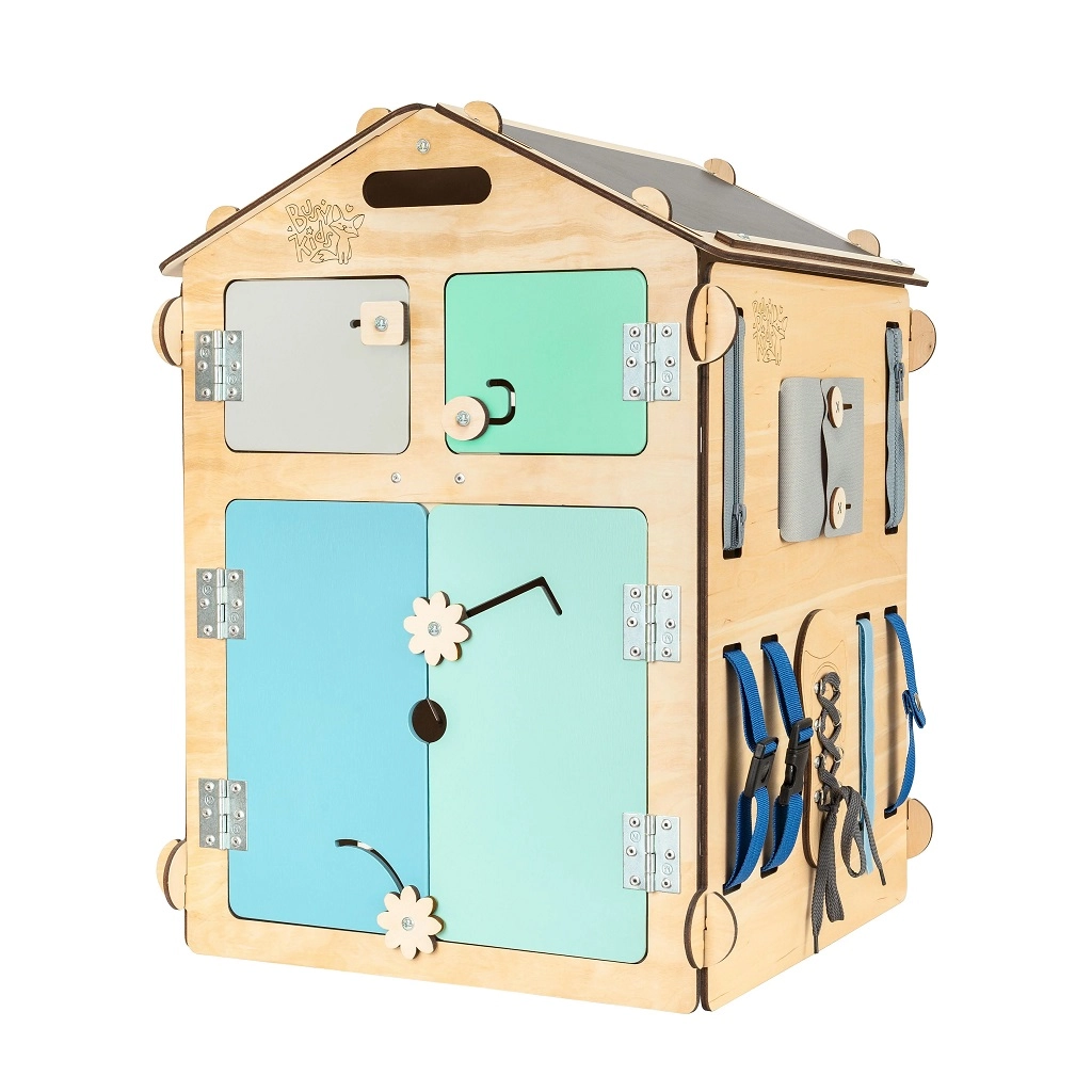 BusyKids activity board domček mätový