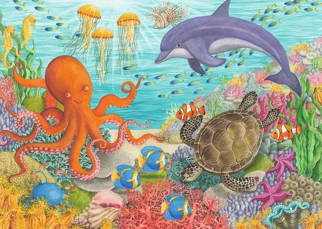 E-shop Puzzle Priatelia z oceánu 35 dielikov RAVENSBURGER