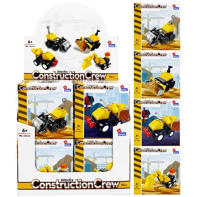 Stavebnica stavebné stroje – 4 varianty