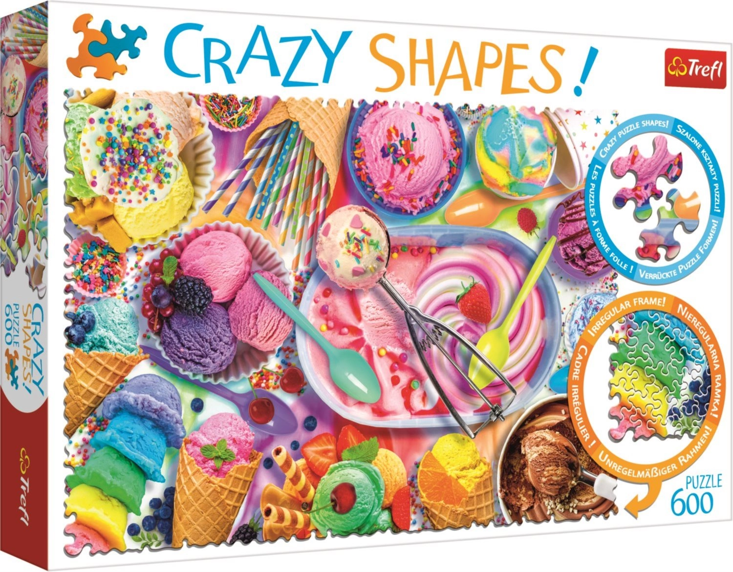 TREFL Crazy Shapes Sladké sny 600 dielov