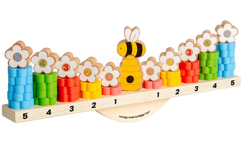 E-shop Bigjigs Toys vyvažovací hra Včelky