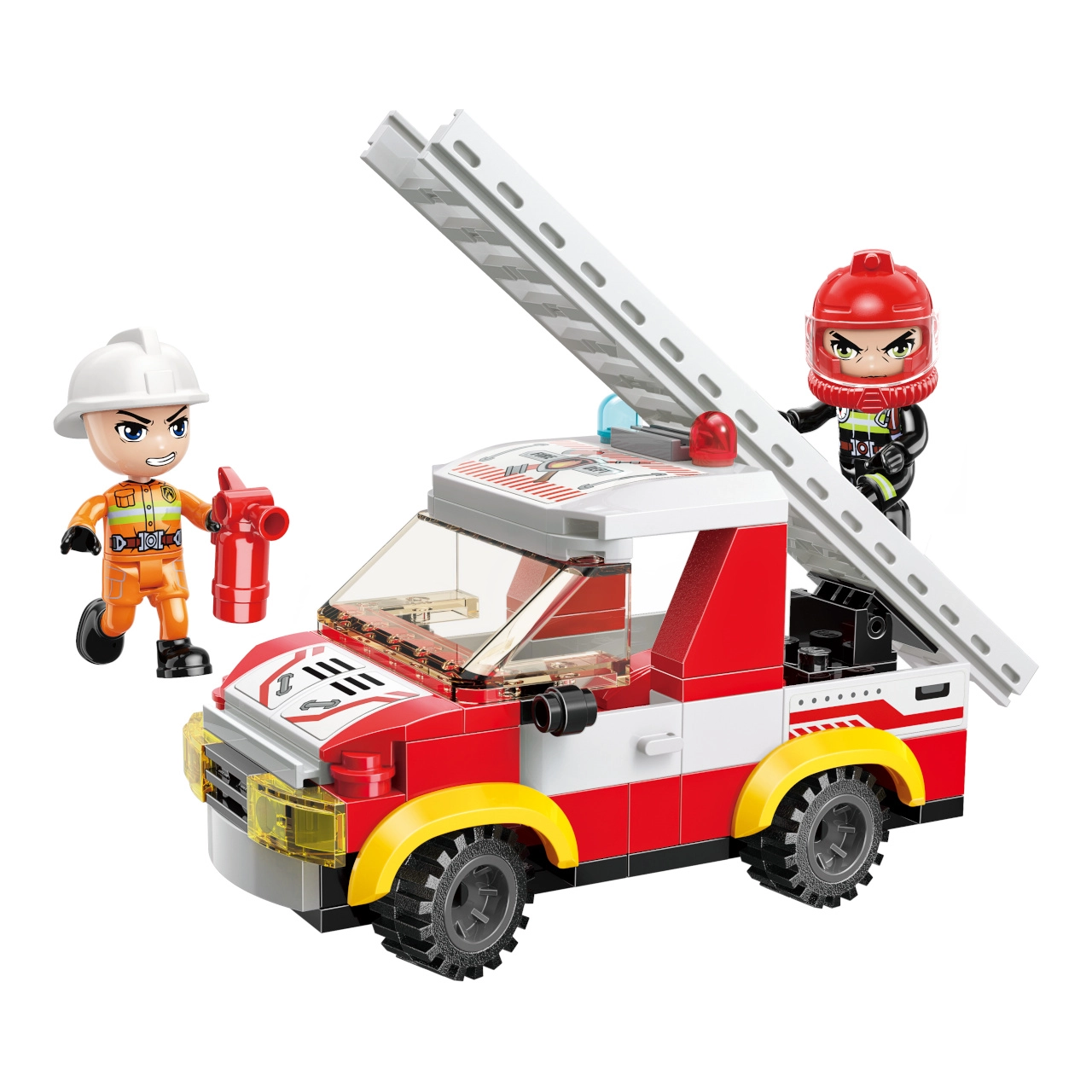 E-shop Qman Mine City Fire Line 12011-3 Automobilový žebřík