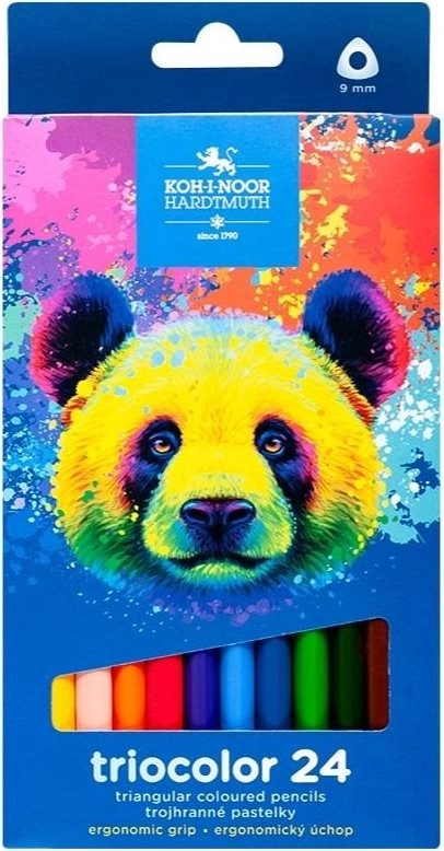 E-shop Koh i Noor 3144 Triocolor hrubé trojhranné pastelky 24 ks