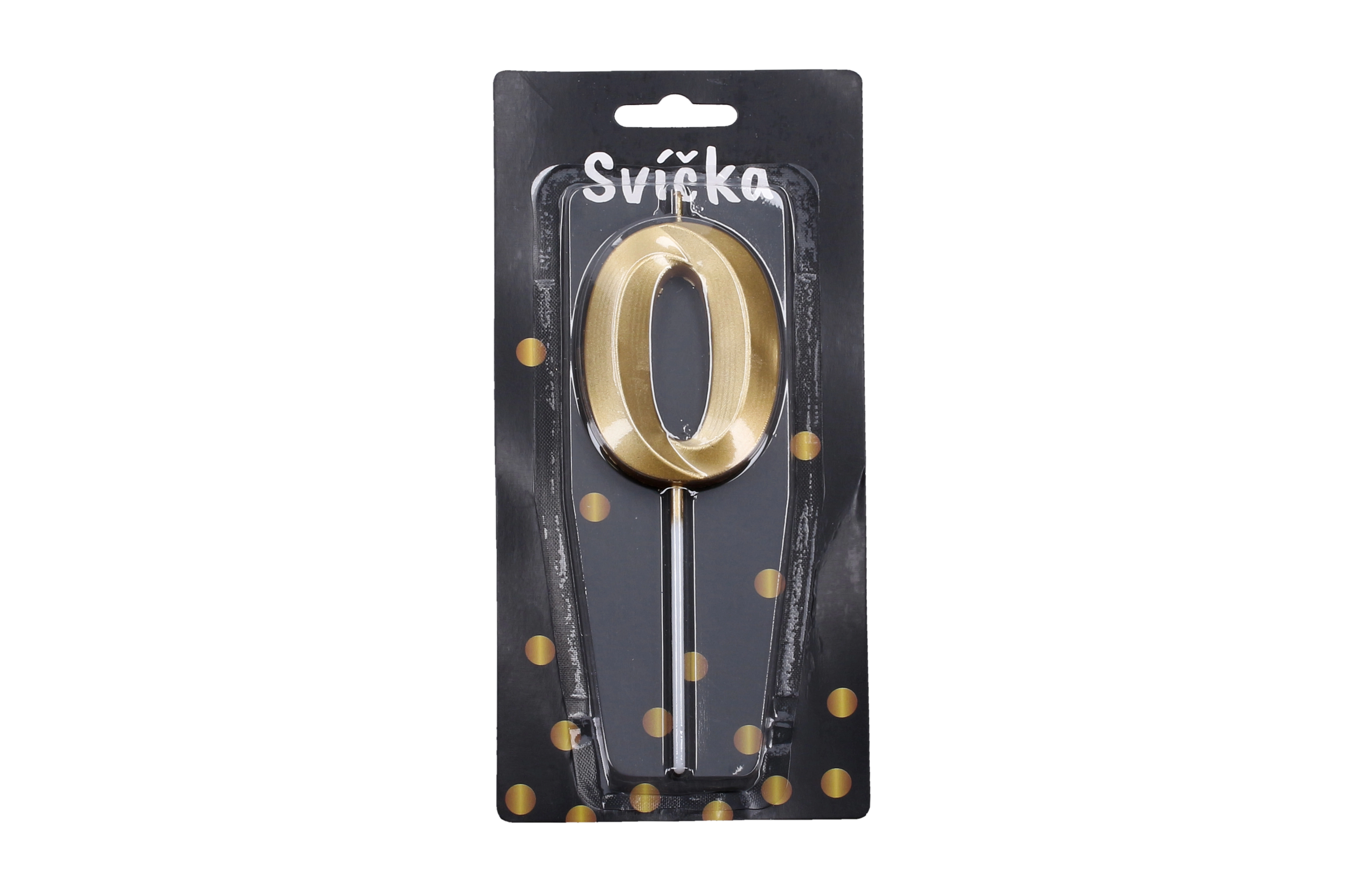 E-shop Wiky Párty sviečka číslo 0 Bronzová WKW017567