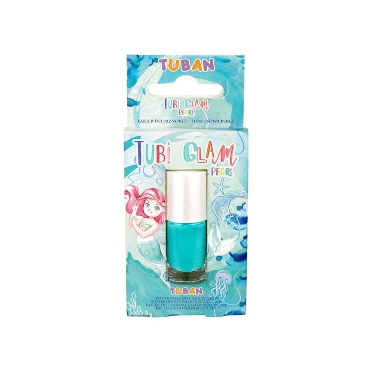 E-shop Perleťový lak na nechty Tubi Glam tyrkysový