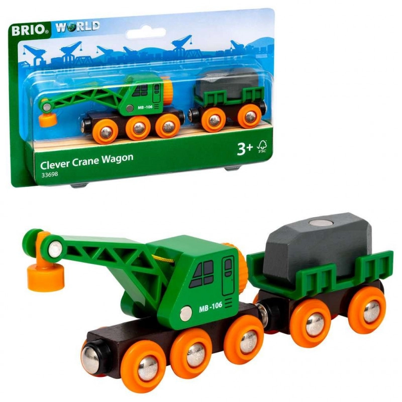 E-shop BRIO inteligentný žeriavový vagón