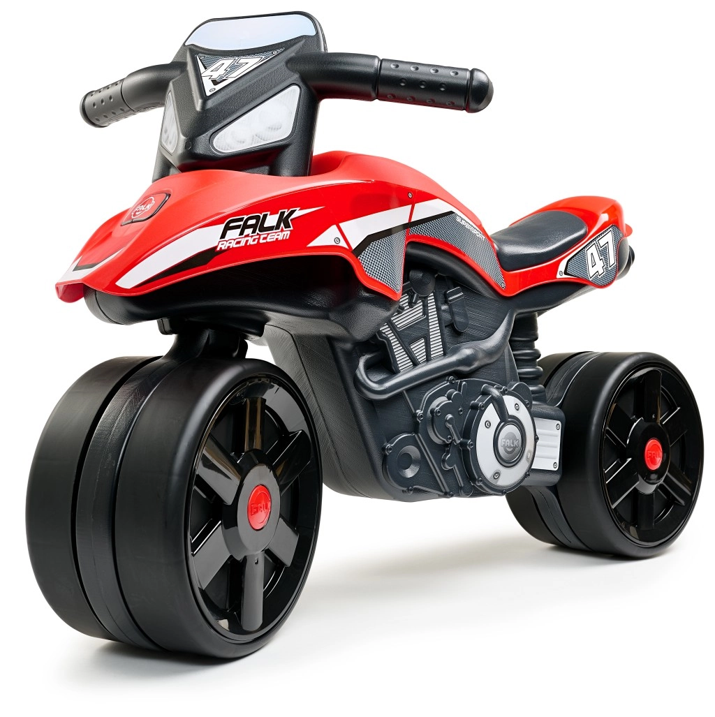 E-shop Červená detská motorka FALK Racing Team pre deti od 1 roka