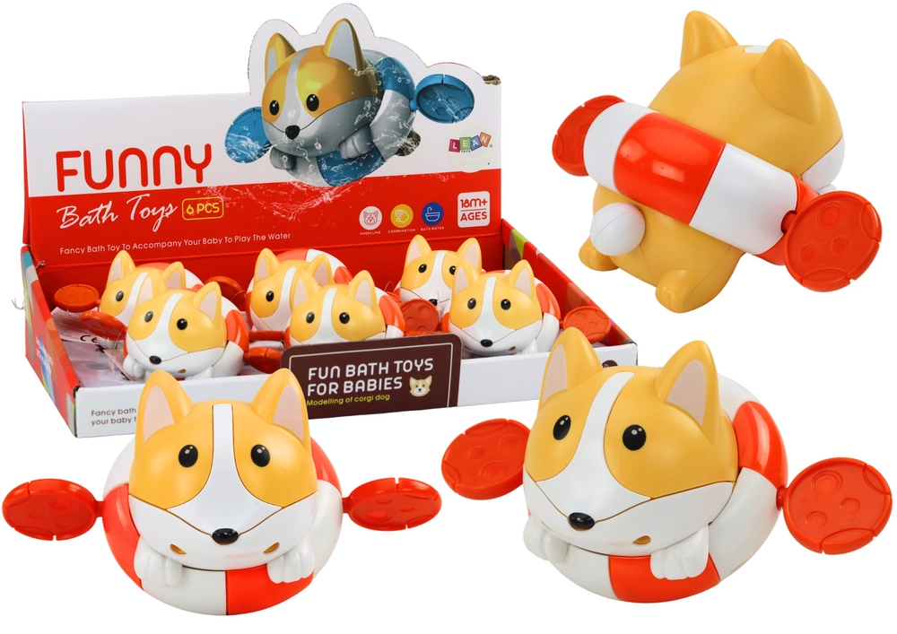 E-shop shumee Mechanická naťahovacia hračka Fox na koliesku