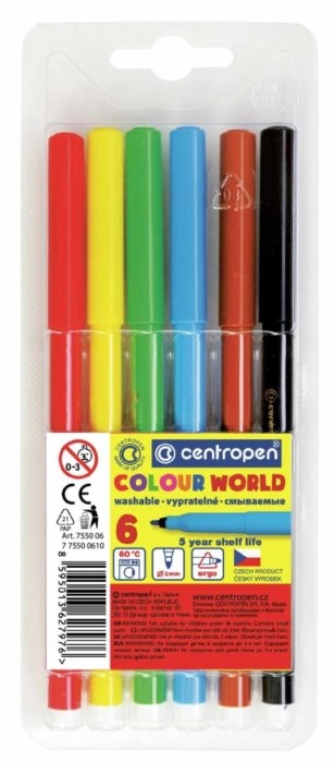 E-shop Centropen Colour World 7550 6 ks