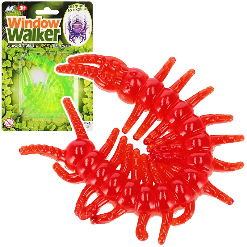 E-shop Lepkavý lezecký červ – gumová hračka 20 cm