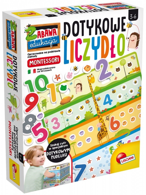 E-shop Lisciani Hmatové počítadlo Montessori Plus