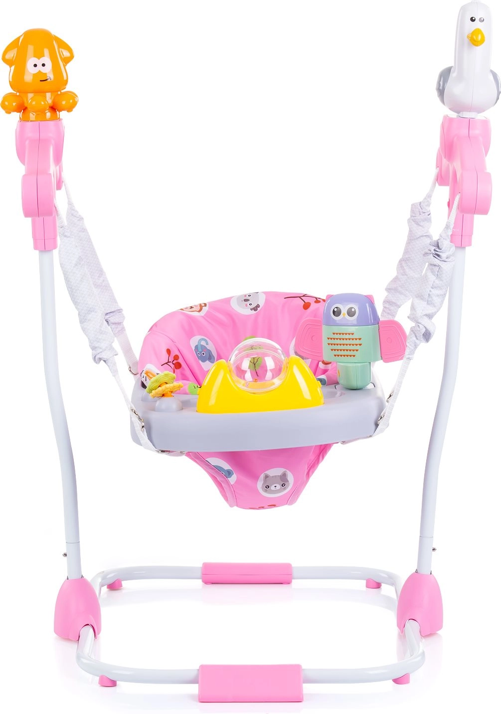 E-shop CHIPOLINO Dětské houpátko s herním centrem Macarena pink