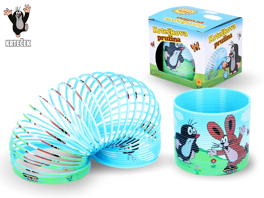 Špirála pružina Krtek plast 7 5 cm