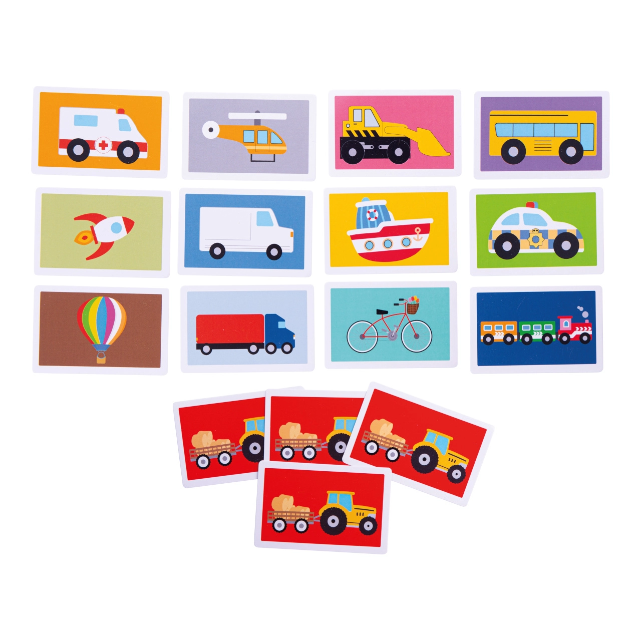 Bigjigs Toys Kartičky doprava